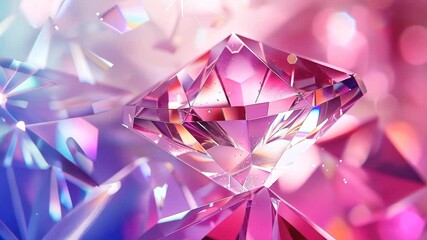 Poster - Abstract diamond texture background