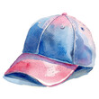 © Farzaneh - A watercolor drawing of a Sports Cap, isolated on a white background. Sports Cap vector.