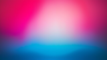Poster - Soft Electric Cyan Gradient Background with Radiant Shifting Colors in a Dreamy Atmosphere for Creative Design Projects