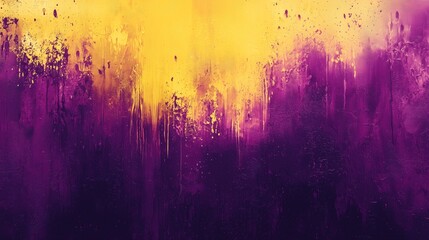 Poster - A Vibrant Radiant Gradient Blending Neon Yellow Into Deep Purple Creating a Stunning Abstract Background Perfect for Modern Design Projects