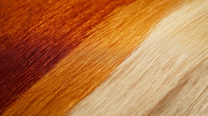 Poster - Rich and Warm Gradient Transitioning from Burnt Sienna to Light Blonde Tones in Textile Fibers for a Vibrant Visual Experience