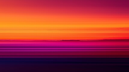 Poster - Warm Gradient Background Transitioning from a Stunning Sunset with Vibrant Colors Blending Softly, Creating a Serene and Peaceful Atmosphere for Visual Projects