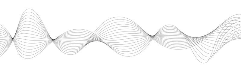 Poster - abstract background with business lines. abstract modern white background with curve wave technology