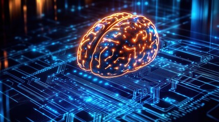 Poster - Artificial Intelligence Brain