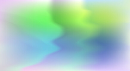 Aufkleber - Abstract holographic background with smooth wavy pattern.