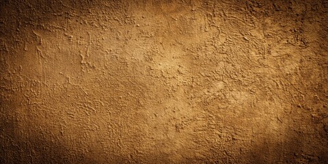 Wall Mural - Old wall texture cement brown background with abstract dark color and vignette border, concrete, grunge, weathered, vintage