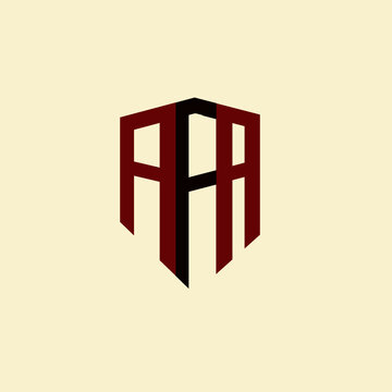 AFA creative minimalist letter logo. AFA unique vector initials alphabet letter logo design