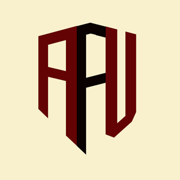 AFU creative minimalist letter logo. AFU unique vector initials alphabet letter logo design