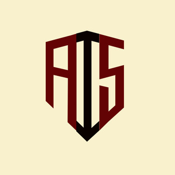 AIS creative minimalist letter logo. AIS unique vector initials alphabet letter logo design