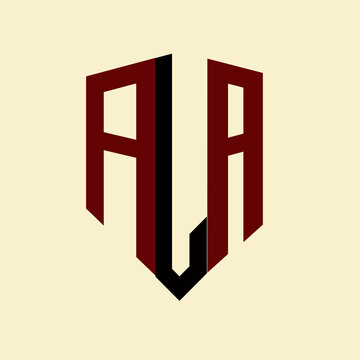 AJA creative minimalist letter logo. AJA unique vector initials alphabet letter logo design