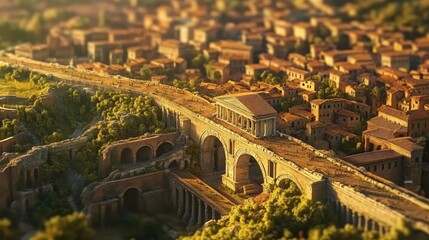Poster - The ancient Romans were pioneers in engineering and construction.