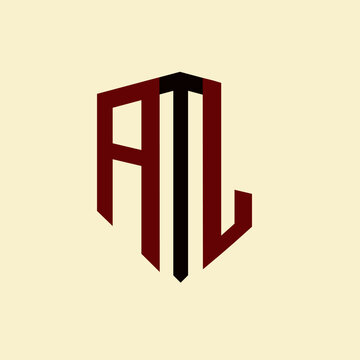 ATJ creative minimalist letter logo. ATJ unique vector initials alphabet letter logo design