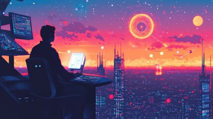Aufkleber - the future of global communication may be shaped by advancements in 5g and satellite internet.