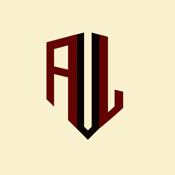 AUJ creative minimalist letter logo. AUJ unique vector initials alphabet letter logo design