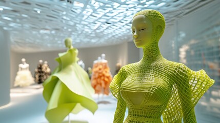 Poster - The world of fashion is experiencing a revolution through innovation. From sustainable fabrics to 3D-printed clothing