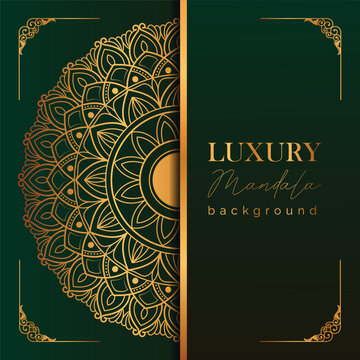 luxury mandala background design 