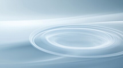 Fototapete - Soft Blue Abstract Background with Gentle Curves and Subtle Ripples, Ideal for Modern Design, Meditation, and Tranquil Themes in Digital Art and Web Pages