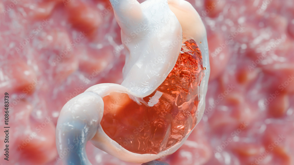 Ilustración de Stock Stomach Acid Relux. Esophagus, gerd. Pain In The ...