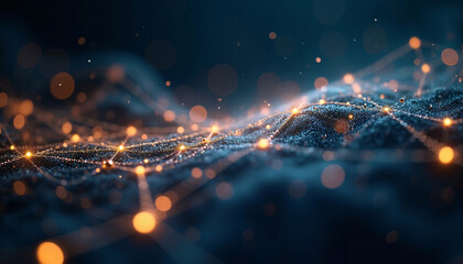 abstract quantum world bound by light threads