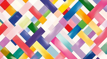 Poster - An Intricate Pattern Featuring Interwoven Lines in Vibrant Colors and Shades, Creating a Complex Visual Experience Suitable for Various Creative Projects