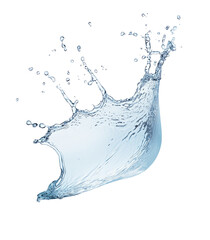 Fototapete - High-Quality PNG of Flowing water splash isolated – High Resolution