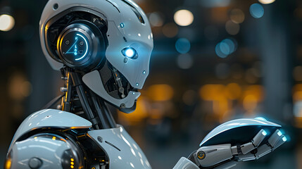 Poster - Robot with mouse in hand