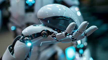 Poster - Robot with mouse in hand