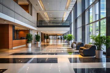 Wall Mural - interior of modern building