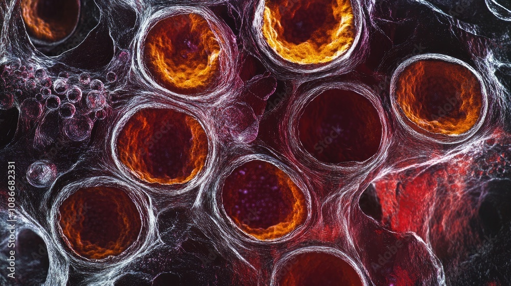 Microscopic View of Body Cells Highlighting Cellular Therapy and Stem ...