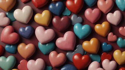 Hearts background