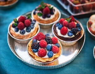 Delicious desserts at the street food show