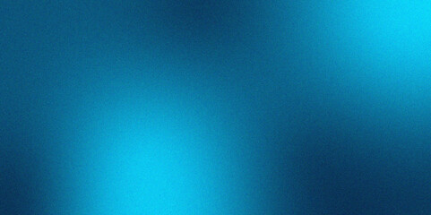 Aufkleber - Digital grainy gradient with a colorful soft noise effect. Vintage Grunge Texture Pattern in Blue Tones for Artful Wallpaper banner design. Gradient blur, noise, grain, texture. abstract background.