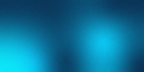 Poster - Digital grainy gradient with a colorful soft noise effect. Vintage Grunge Texture Pattern in Blue Tones for Artful Wallpaper banner design. Gradient blur, noise, grain, texture. abstract background.