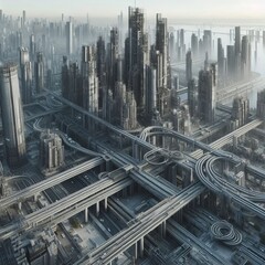 Poster - Concrete Industrial edgy