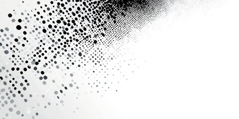 Black circle pixel background abstract gradient white.