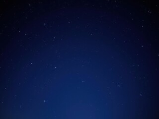 a serene starry night sky with a few twinkling stars scattered across the horizon, nebulae, starry n