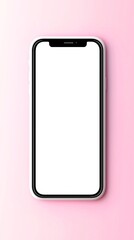 Poster - Advertising-ready mockup of a mobile app prototype shown on a smartphone against a modern, gradient background