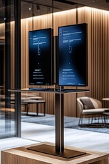 Poster - interactive prototype mockup of a touchscreen home control system in a realistic home environment wi