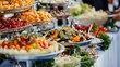 © Chotijah - A Buffet Table Filled With Colorful Appetizers and Salads