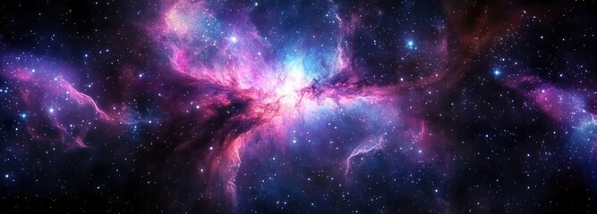Wall Mural - nebula universe space cosmic.