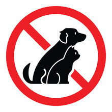 no dogs no cats no pets allowed signage 