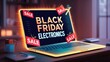© Atralia13 - Black friday electronics sale online shopping promotional content digital environment interactive viewpoint consumer savings
