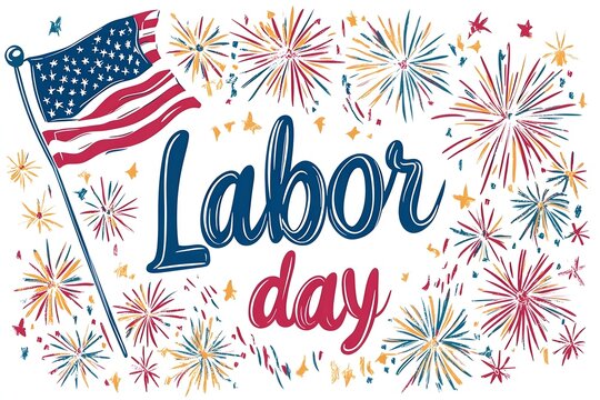 Labour day Safety hard hat and Construction tools background Labour Day concept on isolated background. 1st May celebrate on Labour Day is an annual holiday. celebration, day, poster, illustration,
