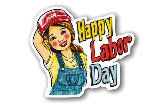 Labour day Safety hard hat and Construction tools background Labour Day concept on isolated background. 1st May celebrate on Labour Day is an annual holiday. celebration, day, poster, illustration,