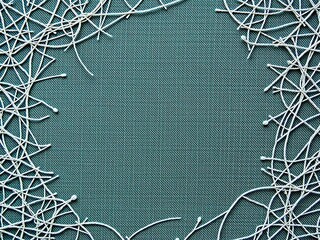 Intricate fabric with a intricate web of intersecting lines and shapes that create a sense of depth and dimension, abstract tribal, abstract, tribal