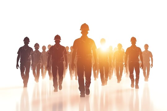 Labour Day concept on isolated background. 1st May celebrate on Labour Day is an annual holiday.