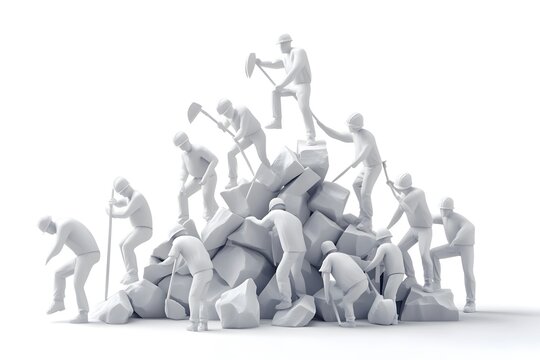 Labour Day concept on isolated background. 1st May celebrate on Labour Day is an annual holiday.