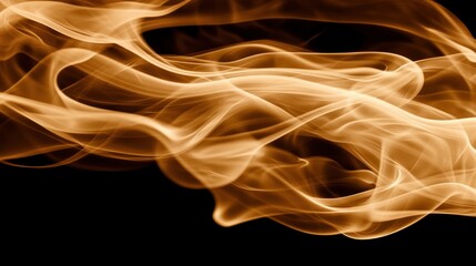 Poster - Fluid dynamics of fire captivating flames abstract art dark background creative concept