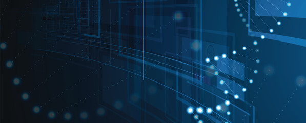 Wall Mural - DNA science and medical background concept