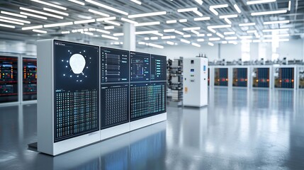 Aufkleber - Advanced AI Powered Control Center Monitoring and Adjusting Renewable and Non Renewable Energy Storage Systems to Ensure Grid Stability Reliability and Efficiency for a Sustainable Energy Future